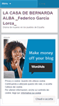 Mobile Screenshot of lacasadebernardaalbalorca.wordpress.com
