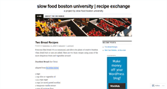 Desktop Screenshot of burecipebox.wordpress.com