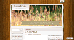 Desktop Screenshot of journeyforwardcounseling.wordpress.com