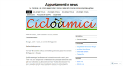 Desktop Screenshot of cicloamici.wordpress.com