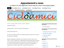 Tablet Screenshot of cicloamici.wordpress.com