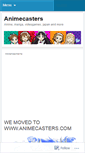 Mobile Screenshot of animecaster.wordpress.com