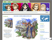 Tablet Screenshot of animecaster.wordpress.com