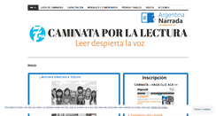 Desktop Screenshot of caminataporlalectura.wordpress.com