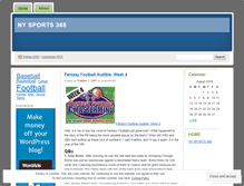 Tablet Screenshot of nysports365.wordpress.com