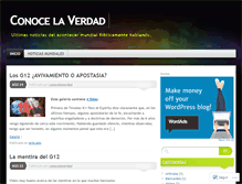 Tablet Screenshot of conocelaverdad.wordpress.com
