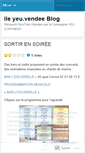 Mobile Screenshot of ileyeuvendeeyeucontinent.wordpress.com