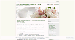 Desktop Screenshot of newestweddingfavors.wordpress.com