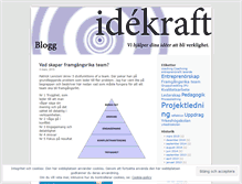 Tablet Screenshot of idekraft.wordpress.com