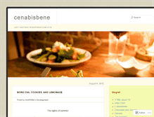 Tablet Screenshot of cenabisbene.wordpress.com