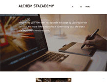 Tablet Screenshot of alchemistacademy.wordpress.com