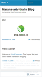 Mobile Screenshot of maranaarivithal.wordpress.com