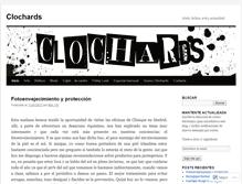 Tablet Screenshot of clochards.wordpress.com