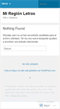 Mobile Screenshot of miregionletras.wordpress.com