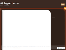 Tablet Screenshot of miregionletras.wordpress.com