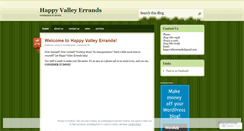 Desktop Screenshot of happyvalleyerrands.wordpress.com