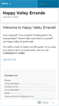 Mobile Screenshot of happyvalleyerrands.wordpress.com