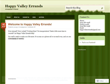 Tablet Screenshot of happyvalleyerrands.wordpress.com