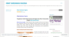 Desktop Screenshot of obatsariawanvagina.wordpress.com