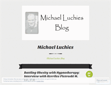 Tablet Screenshot of michaelluchies.wordpress.com