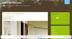 Desktop Screenshot of musingatoasis.wordpress.com