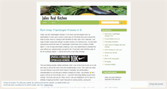 Desktop Screenshot of juliesrealkitchen.wordpress.com
