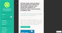 Desktop Screenshot of dcacom.wordpress.com