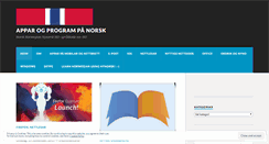 Desktop Screenshot of norskprogramvare.wordpress.com