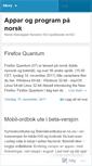Mobile Screenshot of norskprogramvare.wordpress.com