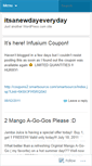 Mobile Screenshot of itsanewdayeveryday.wordpress.com