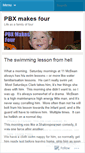 Mobile Screenshot of pbxmakesfour.wordpress.com