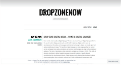 Desktop Screenshot of dropzonenow.wordpress.com