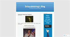 Desktop Screenshot of dchpublishing.wordpress.com