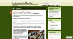 Desktop Screenshot of contaminacionmundial.wordpress.com