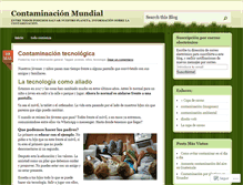 Tablet Screenshot of contaminacionmundial.wordpress.com