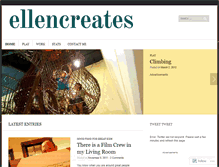 Tablet Screenshot of ellencreates.wordpress.com