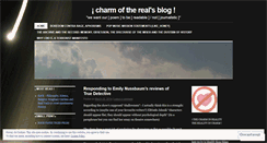 Desktop Screenshot of charmofthereal.wordpress.com