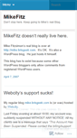 Mobile Screenshot of mikefitzsimon.wordpress.com