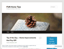 Tablet Screenshot of funhometips.wordpress.com