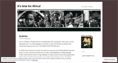 Desktop Screenshot of itstimeforafrica.wordpress.com