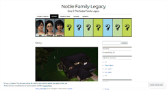 Desktop Screenshot of noblefamilylegacy.wordpress.com