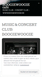 Mobile Screenshot of musicclubboogiewoogie.wordpress.com