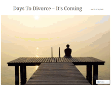 Tablet Screenshot of daystodivorce.wordpress.com