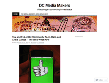 Tablet Screenshot of dcmediamakers.wordpress.com