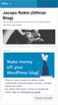 Mobile Screenshot of jacoporatini.wordpress.com