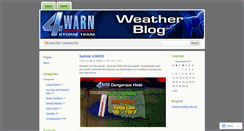 Desktop Screenshot of 4warnstormteam.wordpress.com