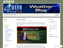 Tablet Screenshot of 4warnstormteam.wordpress.com