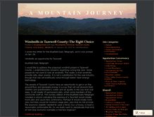 Tablet Screenshot of amountainjourney.wordpress.com