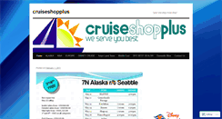 Desktop Screenshot of cruiseshopplus.wordpress.com