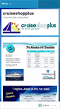 Mobile Screenshot of cruiseshopplus.wordpress.com